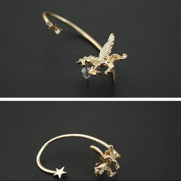 Fashion Punk Running Horse Earring