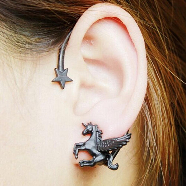 Fashion Punk Running Horse Earring