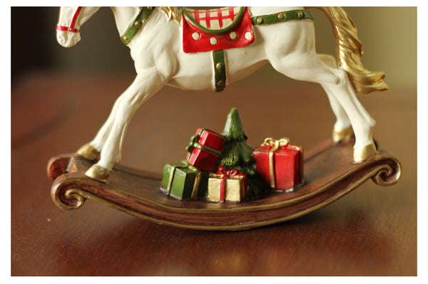 Vintage Holiday Horse Miniature