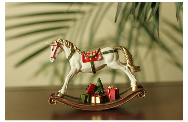 Vintage Holiday Horse Miniature