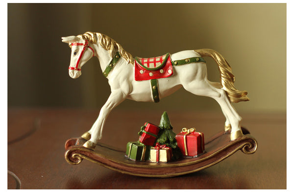 Vintage Holiday Horse Miniature