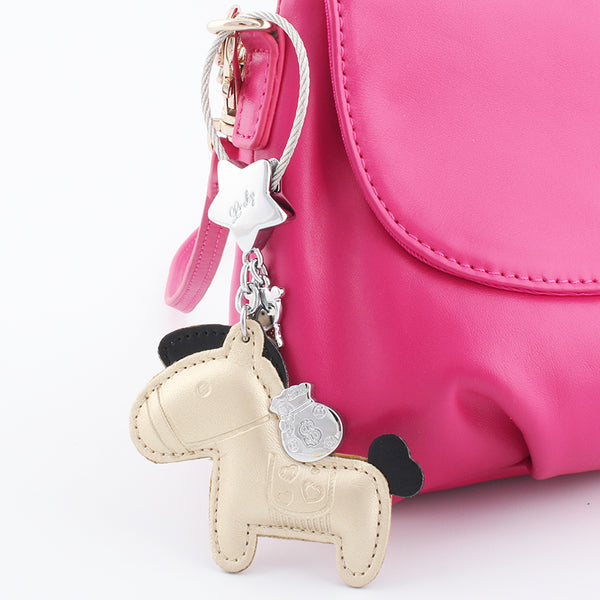 Leather Horse Key Chain