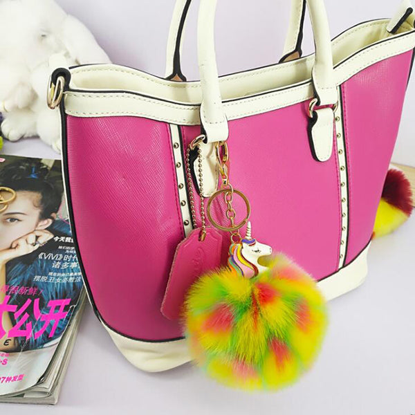 Cute Metal Unicorn Key Chain