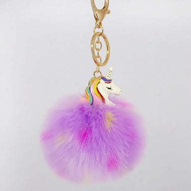 Cute Metal Unicorn Key Chain