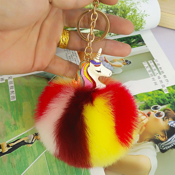 Cute Metal Unicorn Key Chain