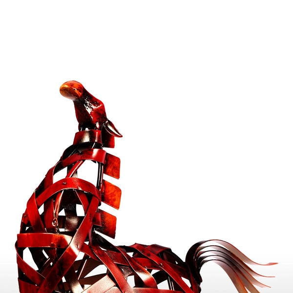 Vintage Weaving Horse Figurine