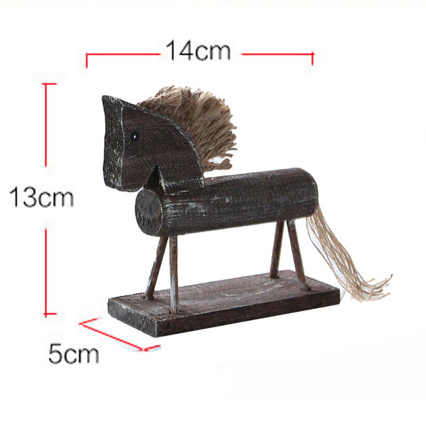 Wooden Horse Table Decor