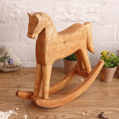 Wooden Rocking Horse Home Decor