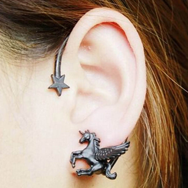 Fashion Punk Running Horse Earring