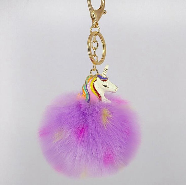 Cute Metal Unicorn Key Chain