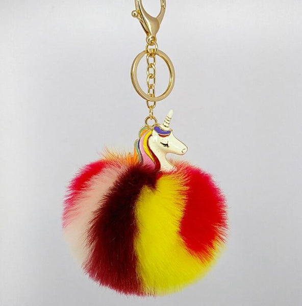 Cute Metal Unicorn Key Chain