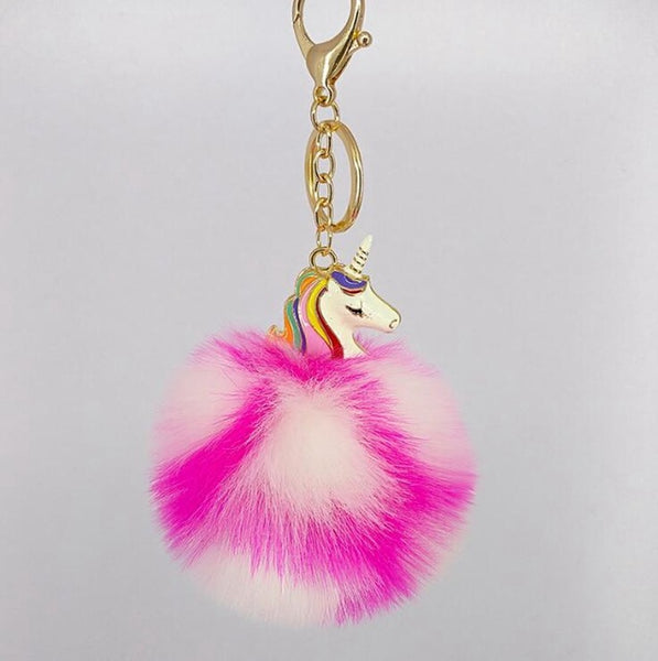 Cute Metal Unicorn Key Chain
