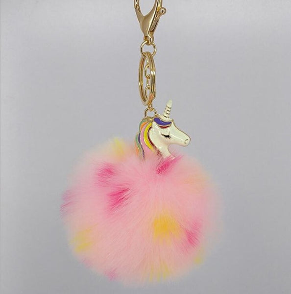 Cute Metal Unicorn Key Chain
