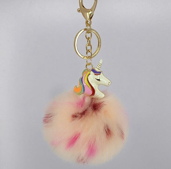 Cute Metal Unicorn Key Chain